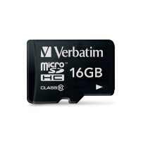 Verbatim Premium, 16 GB, MicroSDHC, Klasse 10, 10 MB/s,...