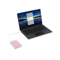 Seagate One Touch STKY2000405, 2 TB, 2.5", 3.2 Gen 1 (3.1 Gen 1), Roségold, Weiß