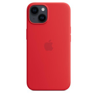 Apple iPhone 14 Silikon Case mit MagSafe - (PRODUCT)RED, Cover, Apple, iPhone 14, 15,5 cm (6.1"), Rot