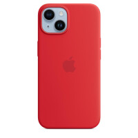 Apple iPhone 14 Silikon Case mit MagSafe - (PRODUCT)RED,...