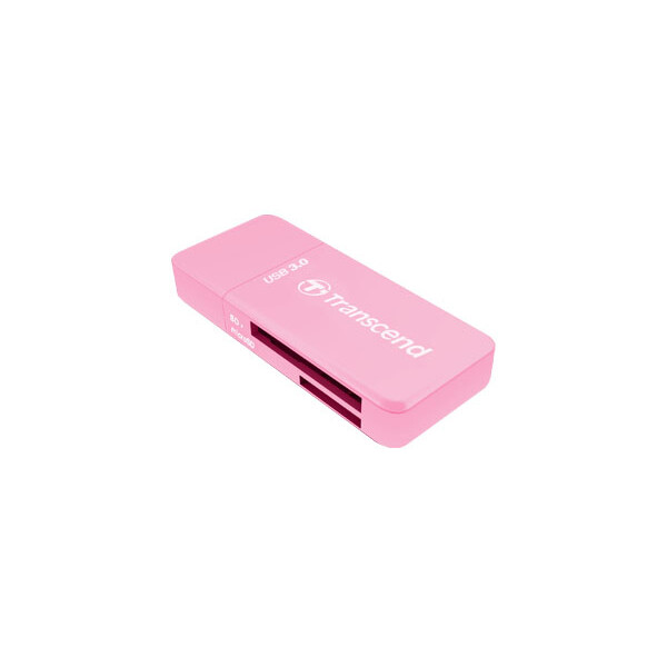 Transcend RDF5, MicroSDHC, MicroSDXC, SDHC, SDXC, Pink, Microsoft Windows 7 Microsoft Windows 8 Microsoft Windows 10 Mac OS X 10.2.8 or later Linux Kernel..., CE/FCC/BSMI/KC/RCM/EAC, USB 3.2 Gen 1 (3.1 Gen 1) Type-A, USB