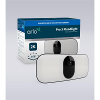ARLO Pro 3 Floodlight, IP-Sicherheitskamera, Innen & Außen, Kabellos, Wand, Weiß, 160°
