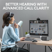 Logitech Zone Wireless 2, Verkabelt & Kabellos, Büro/Callcenter, 230 g, Kopfhörer, Graphit