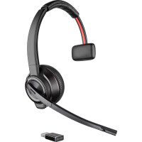 HP POLY Savi 8210 Monoaurales DECT 1880-1900 MHz Top mit Ladestation, Kabelgebunden, Büro/Callcenter, 20 - 20000 Hz, 115 g, Kopfhörer, Schwarz