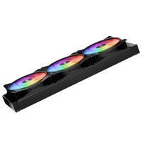 Be Quiet! BL124, Lüftermodul, Schwarz, Weiß, 3-pin + 4-pin, 4-polig, 1 Lüfter, 12 cm
