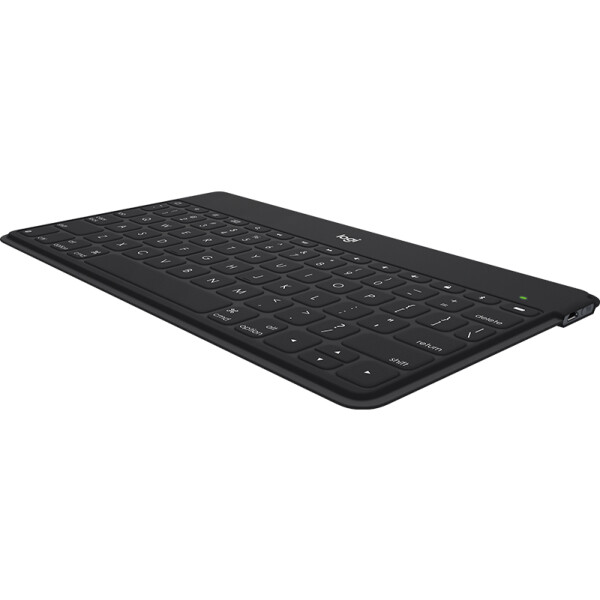 Logitech Keys-To-Go, AZERTY, Französisch, 1,7 cm, 1,2 mm, Jede Marke, Schwarz
