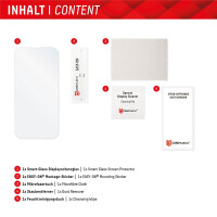 DISPLEX Smart Glass (9H) für Samsung Galaxy A14 5G, Montagesticker, unzerbrechlich, ultra-dünn, unsichtbar, Samsung, Galaxy A14 5G, Trockene Anwendung, Schlagfest, Kratzresistent, Staubresistent, Transparent, 1 Stück(e)