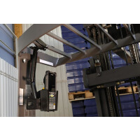 Brodit 710134, Tragbarer Rechner, Passive Halterung, Gabelstapler, Schwarz