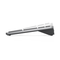 Dell Mehrgeräte-Wireless-Tastatur und -Maus - KM7120W - französisch (AZERTY), Volle Größe (100%), RF Wireless + Bluetooth, AZERTY, Grau, Titan, Maus enthalten