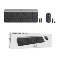 Logitech MK470, Volle Größe (100%), Kabellos,...