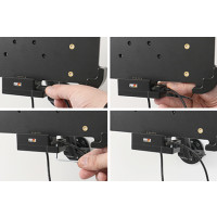 Brodit 712392, Tablet/UMPC, Aktive Halterung, Drinnen, Schwarz