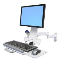 Ergotron 200 Series Combo Arm, 8,2 kg, 61 cm (24"), 75 x 75 mm, 100 x 100 mm, Weiß