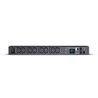 CyberPower Systems CyberPower PDU81005, Rackmount 1U, Switched PDU, Metered-by-Outlet Leistungssteuerung, Eingang 230V/16A (1), Ausgang IEC-320 C13 (8), SNMP-Netzwerkanschluss, PowerPanel Software, Überwacht, Geändert, 1U, Einphasig, Horizontal, Stahl, Sc