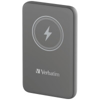 Verbatim Charge n Go, 10000 mAh, Lithium Polymer (LiPo), Quick Charge 3.0, Kabelloses Aufladen, Grau