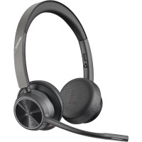 HP POLY Voyager 4320-M + USB-A-an-USB-C-Kabel + BT700 Dongle, Kabellos, Büro/Callcenter, 20 - 20000 Hz, 162 g, Kopfhörer, Schwarz