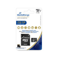MEDIARANGE MR946, 256 GB, MicroSDXC, Klasse 10, UHS-I, 80...