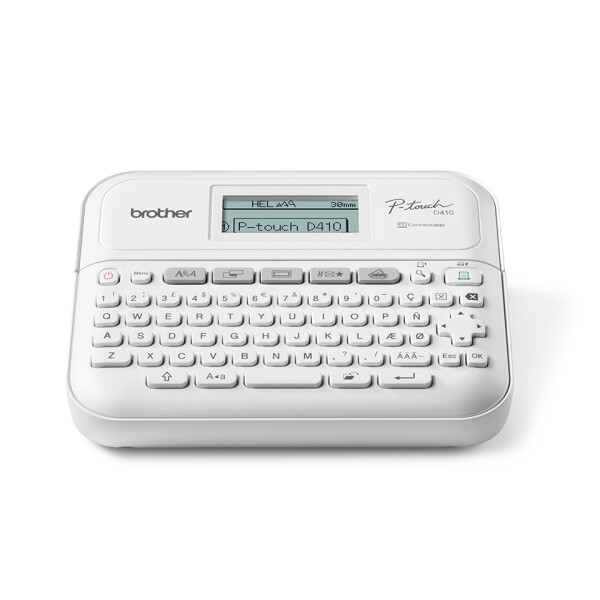 Brother PT-D410, QWERTY, TZe, Wärmeübertragung, 180 x 180 DPI, 20 mm/sek, Kabelgebunden