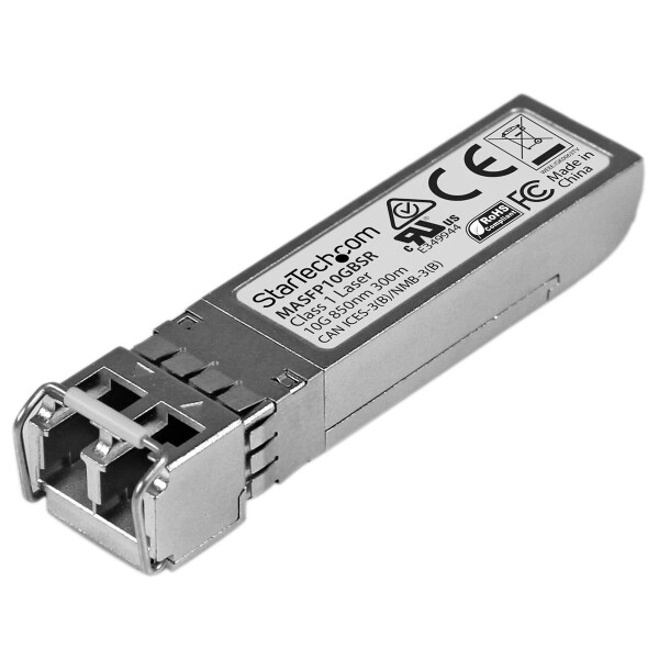 StarTech.com Cisco Meraki MA-SFP-10GB-SR kompatibel - SFP+ Transceiver Modul - 10GBASE-SR, Faseroptik, 10000 Mbit/s, SFP+, LC, SR, 300 m