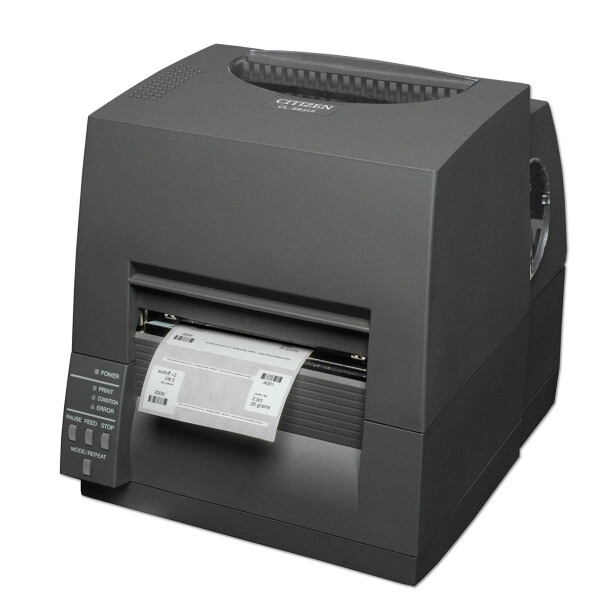 Citizen CL-S631, Direkt Wärme/Wärmeübertragung, 300 x 300 DPI, 100 mm/sek, Verkabelt & Kabellos, Schwarz