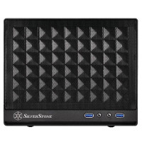 SilverStone SG13, Mini Tower, PC, Schwarz, Mini-DTX, Mini-ITX, Kunststoff, Stahl, 2.5,3.5"