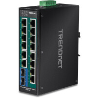 TRENDnet TI-PG162, Unmanaged, Gigabit Ethernet...
