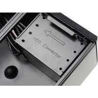 SilverStone ML05, HTPC, PC, Schwarz, Mini-ITX, Metall, Heimbüro