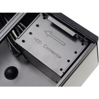 SilverStone ML05, HTPC, PC, Schwarz, Mini-ITX, Metall, Heimbüro