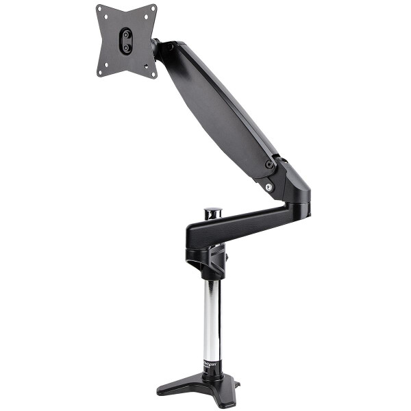 StarTech.com Tisch Monitorhalterung für einen VESA Monitor bis zu 32 Zoll oder 49 Zoll Ultrawide (8kg) - Flexibel/Schwenkbar & Höhenverstelbar - C-Klemme/Tülle - VESA Bildschirm 100x100, Klemme, 8 kg, 81,3 cm (32"), 124,5 cm (49"), 100 x 100 mm, Schwarz