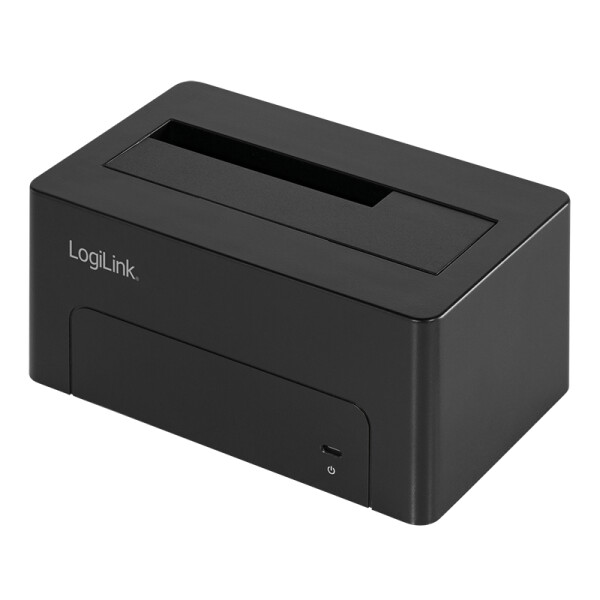 LogiLink QP0027, HDD, SSD, SATA, Serial ATA II, Serial ATA III, 2.5,3.5", USB 3.2 Gen 2 (3.1 Gen 2) Type-C, 10 Gbit/s, Schwarz