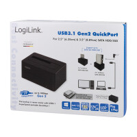 LogiLink QP0027, HDD, SSD, SATA, Serial ATA II, Serial...