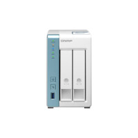 QNAP TS-233, NAS, Tower, ARM, Cortex-A55, 4 TB, Weiß