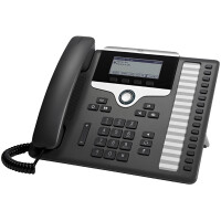 Cisco 7861, IP-Telefon, Schwarz, Silber, Kabelgebundenes...