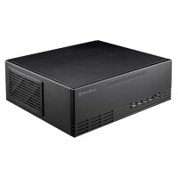 SilverStone MILO 11, Desktop, PC, Weiß, micro ATX, Mini-ITX, Kunststoff, Stahl, 9 cm
