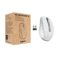 Logitech MX Anywhere 3S for Business, rechts, Laser, RF Wireless + Bluetooth, 8000 DPI, Weiß