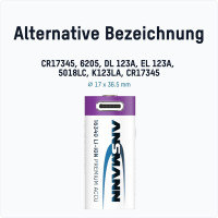 Ansmann 1300-0015, Wiederaufladbarer Akku, Lithium-Ion...