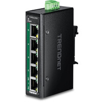 TRENDnet 5-PORT INDUSTRIAL GIGABIT POE+ - Switch - 1 Gbps