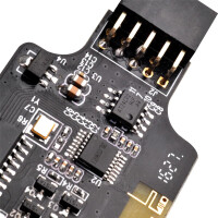 SilverStone ES02-USB, PC, RF Wireless, Drucktasten, Schwarz