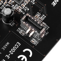 SilverStone ECU02-E, PCIe, USB 3.2 Gen 2 (3.1 Gen 2), Niedriges Profil, PCIe 3.0, Schwarz, 10 Gbit/s
