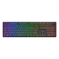 Trust GXT 868 TORIX, Kabellos, RF Wireless, Mechanischer Switch, QWERTZ, RGB-LED, Schwarz