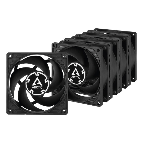Arctic P8 PWM PST Value Pack - 80 mm PWM PST Lüfter optimiert für statischen Druck, Ventilator, 8 cm, 3000 RPM, 0,3 Sone, 23,4 cfm, 40,3 m³/h