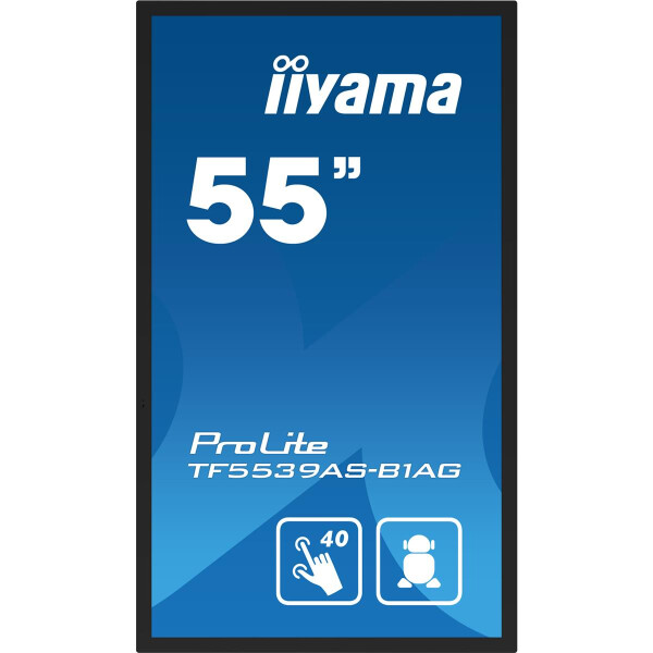 Iiyama TF5539AS-B1AG, Digital Signage Flachbildschirm, 138,7 cm (54.6"), LED, 3840 x 2160 Pixel, 24/7