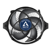 Arctic Alpine 23 CO - Kompakter AMD CPU-Kühler für den Dauerbetrieb, Luftkühlung, 9 cm, 200 RPM, 2700 RPM, 0,3 Sone, Aluminium, Schwarz