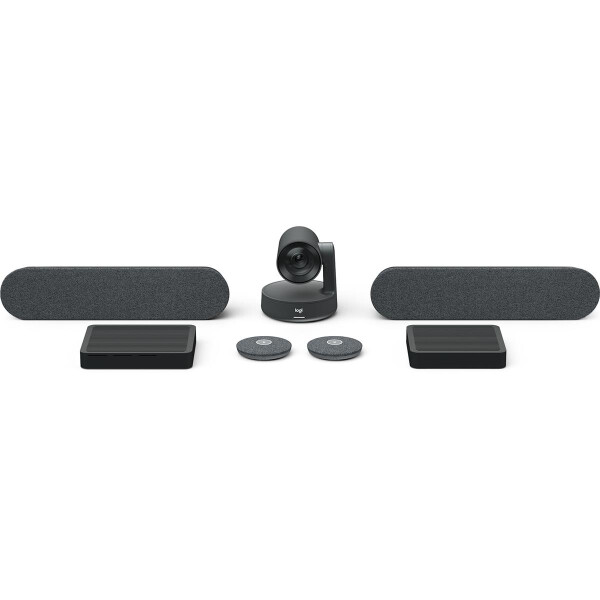 Logitech Large Room Solution, Gruppen-Videokonferenzsystem, 4K Ultra HD, 15x, Graphit