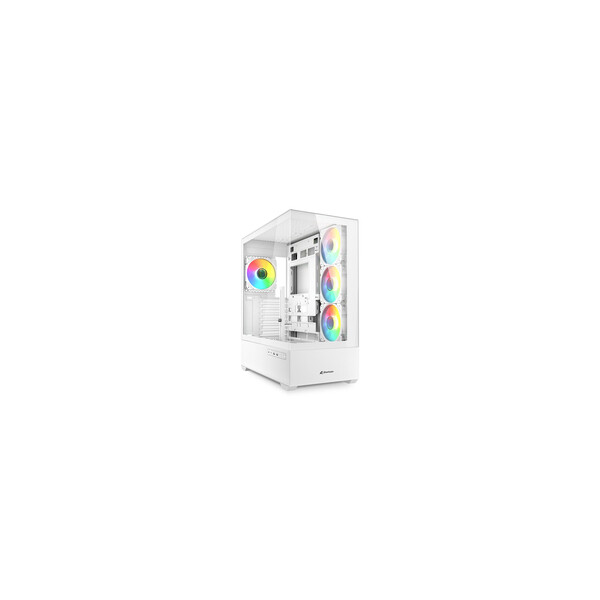 Sharkoon AK6 RGB White ATX weiß 4044951041701 - Tower - ATX