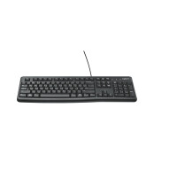 Logitech Keyboard K120 for Business, Volle Größe (100%), Kabelgebunden, USB, QWERTY, Schwarz