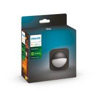 Signify Philips Outdoor Sensor, Kabellos, Wand, Outdoor, Schwarz, Android, iOS, IP54