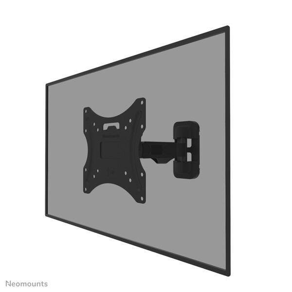 Neomounts TV-Wandhalterung, 100 x 100 mm, 200 x 200 mm, -2 - 12°, 0 - 30°, Stahl, Schwarz