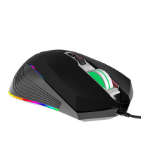 INCA IMG-347, rechts, Optisch, USB Typ-A, 7200 DPI, Schwarz