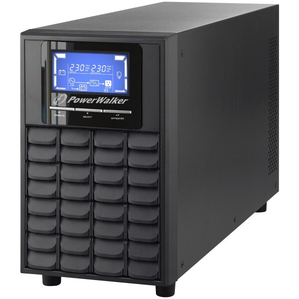 BlueWalker PowerWalker VFI 2000C LCD, Doppelwandler (Online), 2 kVA, 1600 W, Sine, 110 V, 175 V