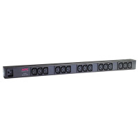 APC Basic Rack PDU AP9572, Standard, 0U, Senkrecht, Schwarz, 15 AC-Ausgänge, C13-Koppler